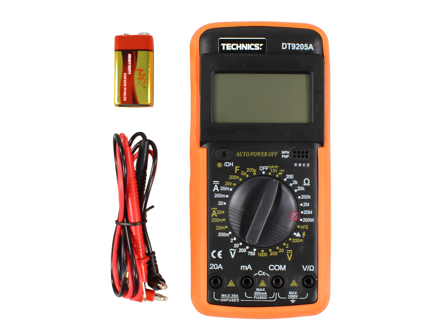 Multitester Digital DM9205A Preciso y Fácil de Usar - PS 2