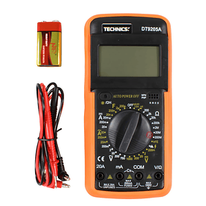 Multitester Digital DM9205A Preciso y Fácil de Usar - PS