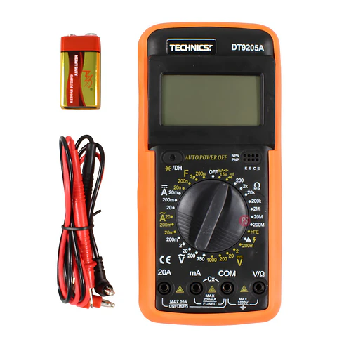 Multitester Digital DM9205A Preciso y Fácil de Usar - PS