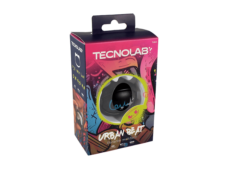 Parlante Bluetooth Multiface 5W USB-C con Colgante - PS 4