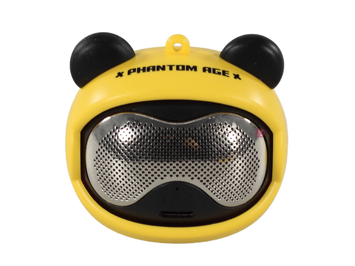 Parlante Bluetooth Multiface 5W con Colgante Amarillo - PS 1