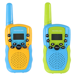 Pack 2 Walkie Talkie Niños 22 Canales Colores - PS
