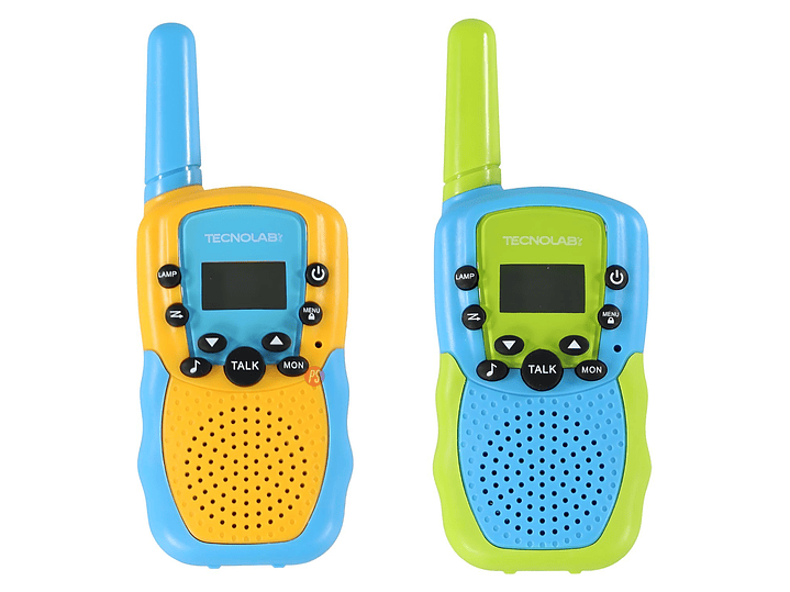 Pack 2 Walkie Talkie Niños 22 Canales Colores - PS 1