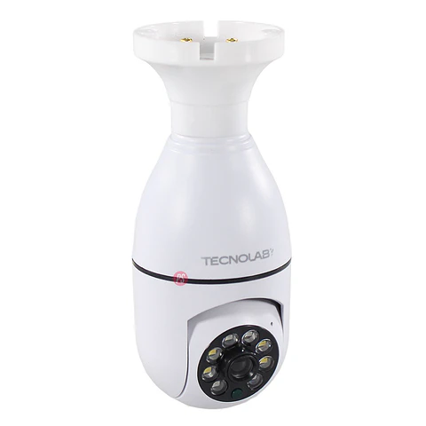 Cámara Seguridad Soquete WiFi 360 Full HD Audio y Luz - PS