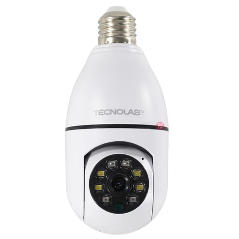 Cámara Seguridad Soquete WiFi 360 Full HD Audio y Luz - PS