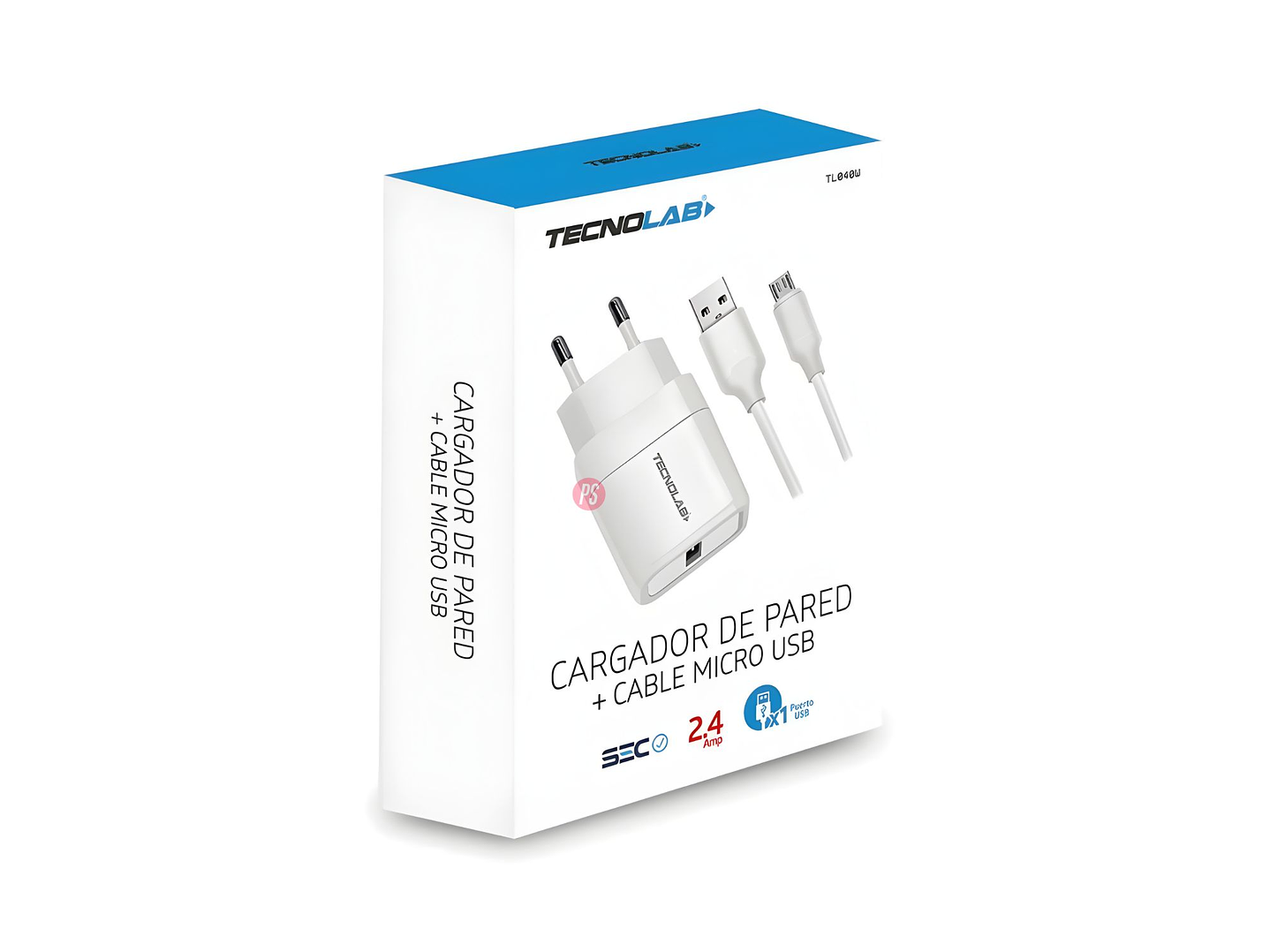 Cargador USB 12W Con Cable Micro USB Certificado - PS 3