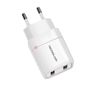 Cargador Dual USB 12W + Cable Micro USB Certificado SEC - PS