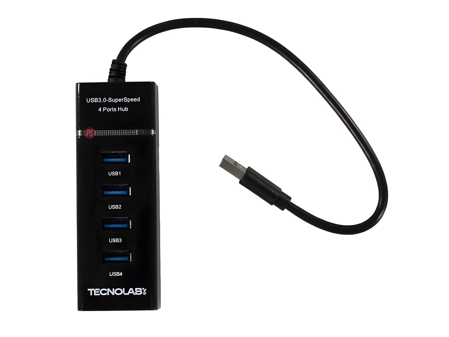 Hub USB SuperSpeed 4 Puertos 5Gbps con Protección y LED - PS 1