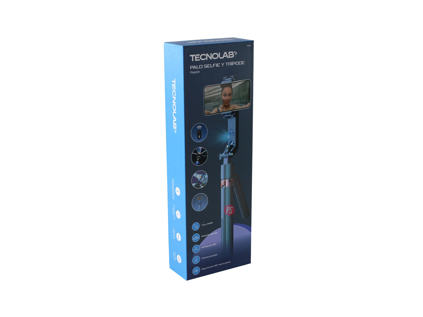 Bastón Selfie Inteligente Trípode y Seguimiento Facial - PS 5