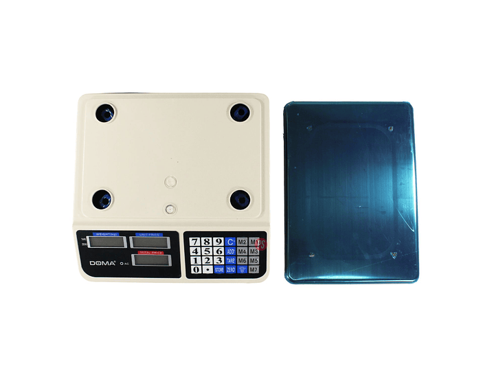 Balanza Digital 40 kg Almacenes Recargable Inoxidable - PS 3