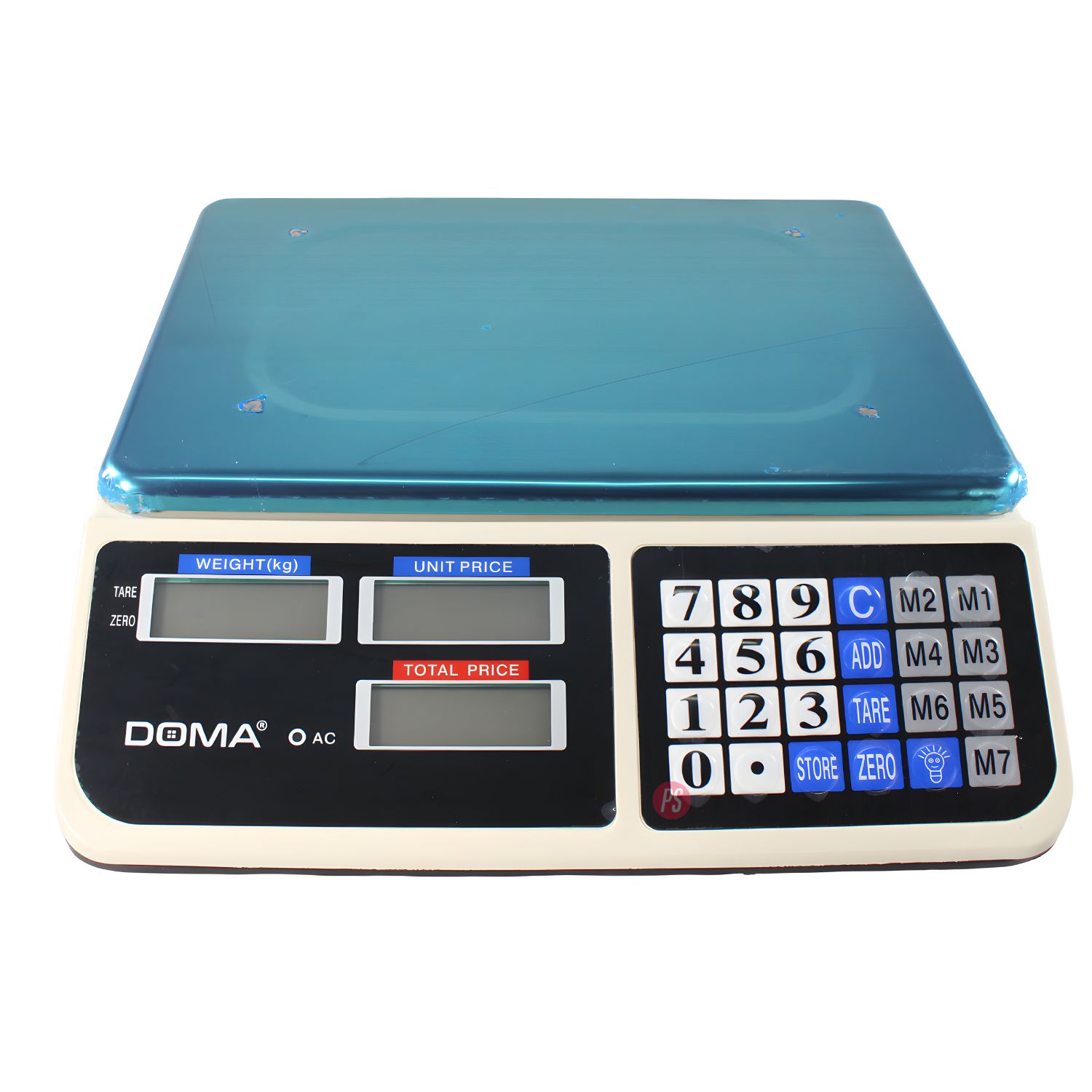 Balanza Digital 40 kg Almacenes Recargable Inoxidable - PS