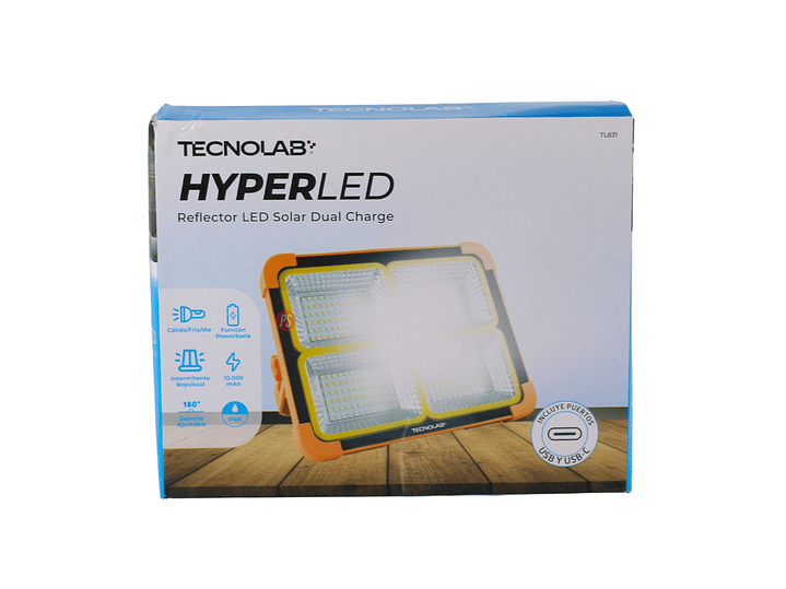 Reflector LED Solar Multifunción Powerbank USB-C IP66 - PS 5