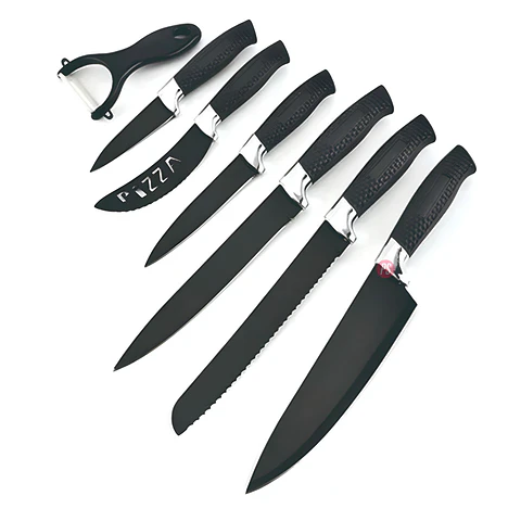 Set de Cuchillos 7 Piezas Ergonómicos y Resistentes - PS