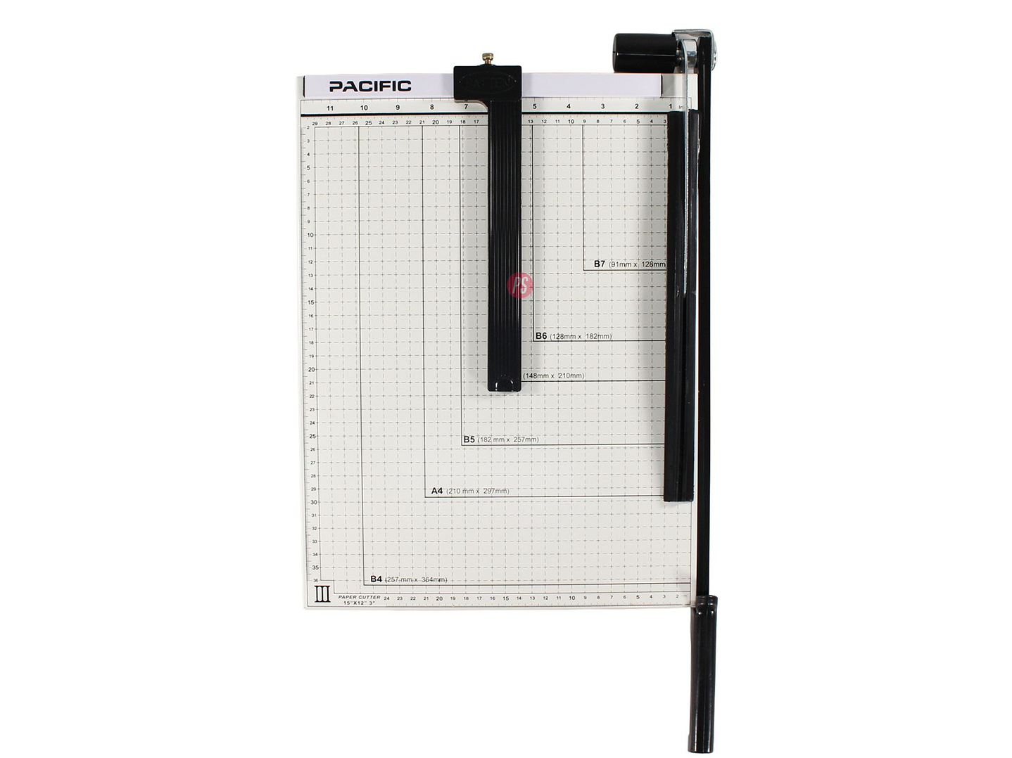 Guillotina A4 Metalica 12 Hojas con Regla Paralela - PS 1
