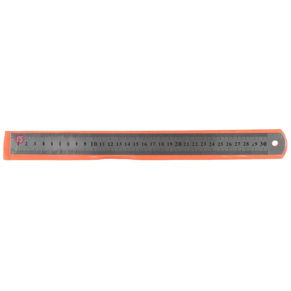 Regla Metalica 30 cm con Funda Protectora - PS 3