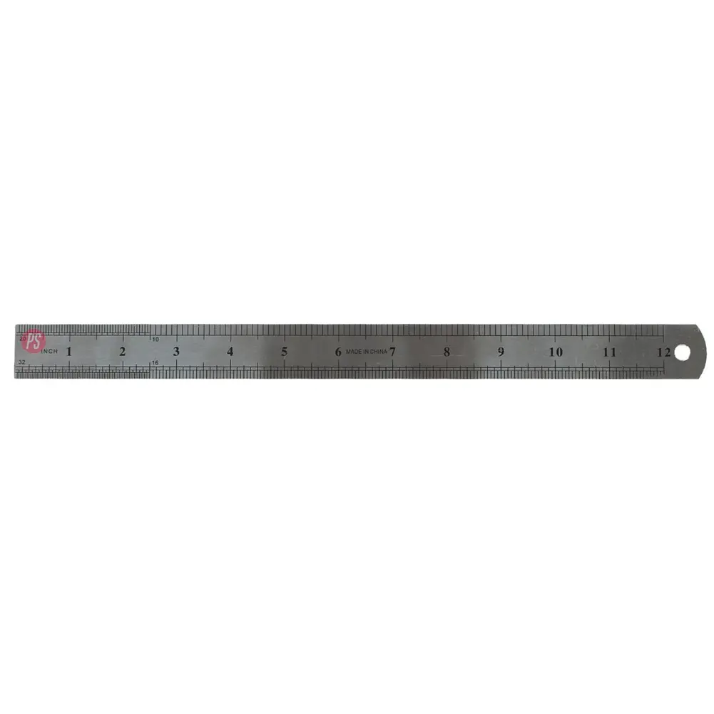 Regla Metalica 30 cm con Funda Protectora - PS 2