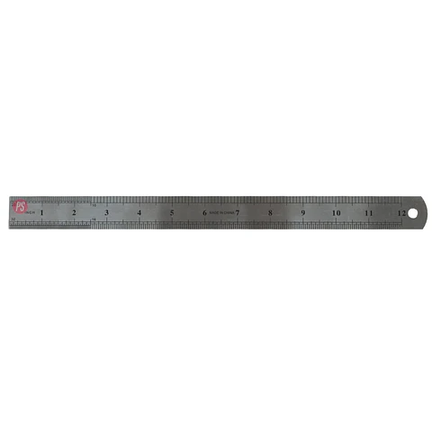 Regla Metalica 30 cm con Funda Protectora - PS