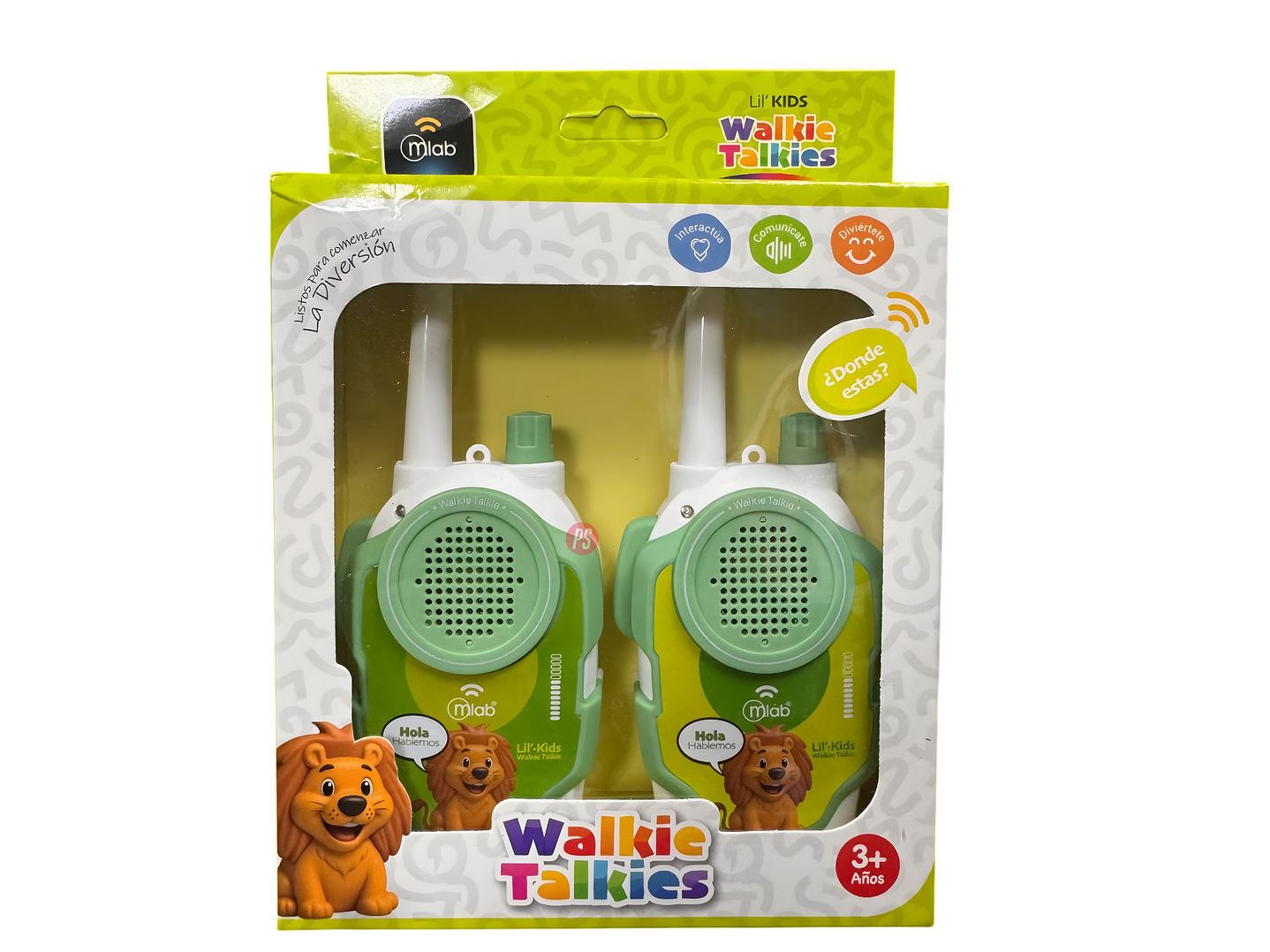 Kit 2 Walkie Talkie My Lil Kids 1 Canal para Niños - PS 2