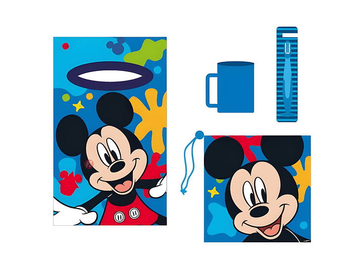 Set Higiene Párvulo Infantil Diseño Mickey 4 Piezas - PS 3