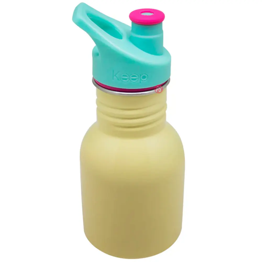 Botella Metalica Kido 335 ml Amarilla Libre de BPA - PS 2