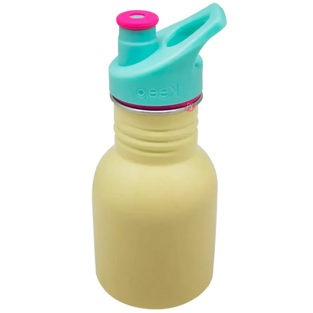 Botella Metalica Kido 335 ml Amarilla Libre de BPA - PS 3