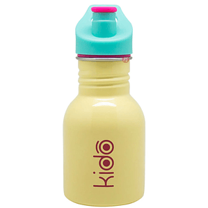 Botella Metalica Kido 335 ml Amarilla Libre de BPA - PS