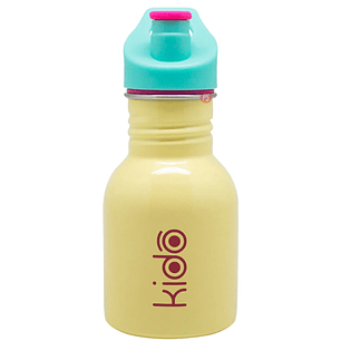 Botella Metalica Kido 335 ml Amarilla Libre de BPA - PS