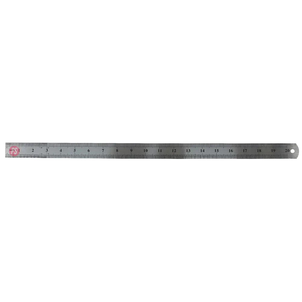 Regla Metálica 50 cm con Funda Plástica Protectora - PS 2