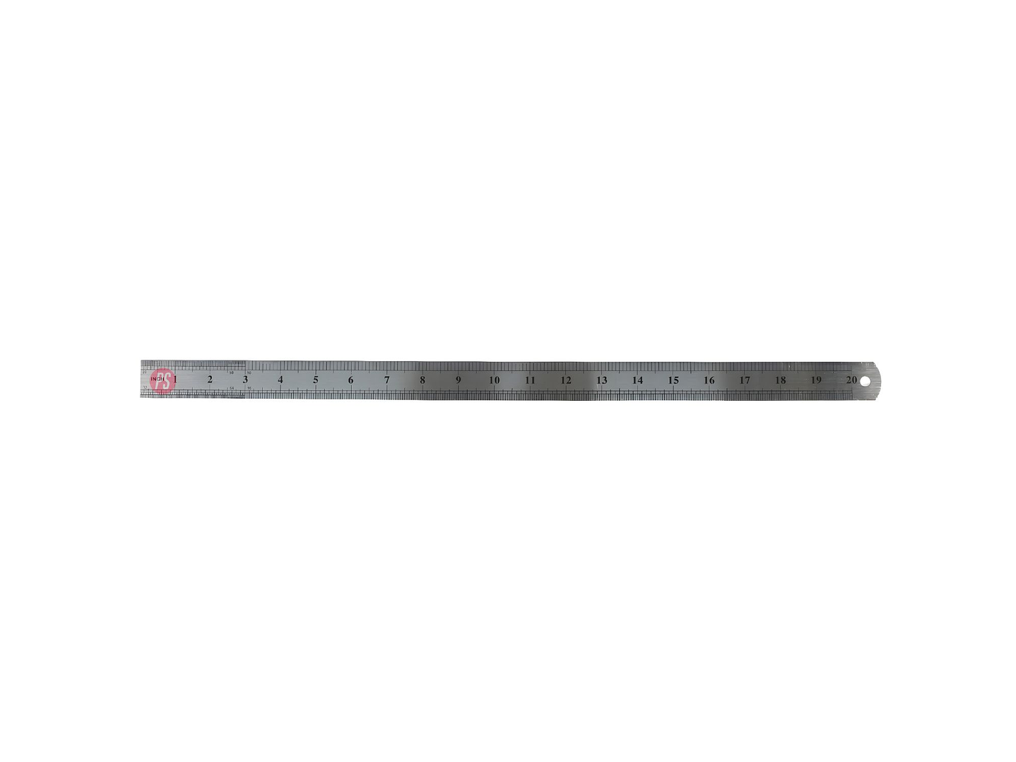 Regla Metálica 50 cm con Funda Plástica Protectora - PS 2