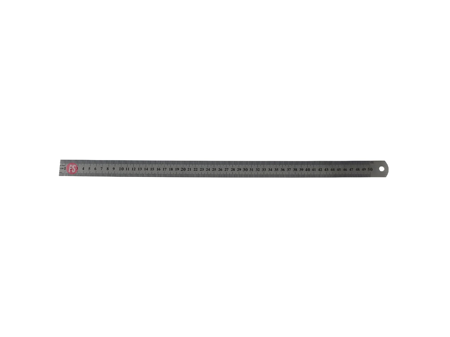 Regla Metálica 50 cm con Funda Plástica Protectora - PS 1