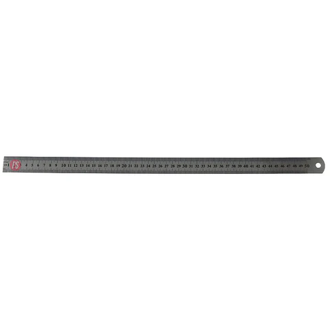 Regla Metálica 50 cm con Funda Plástica Protectora - PS