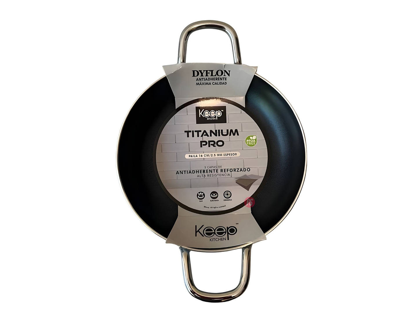 Paila Antiadherente 16cms Titanium Pro Colores - PS 9