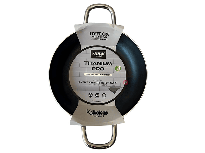 Paila Antiadherente 16cms Titanium Pro Colores - PS 4