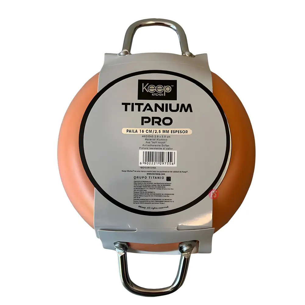 Paila Antiadherente 16cms Titanium Pro Colores - PS 10