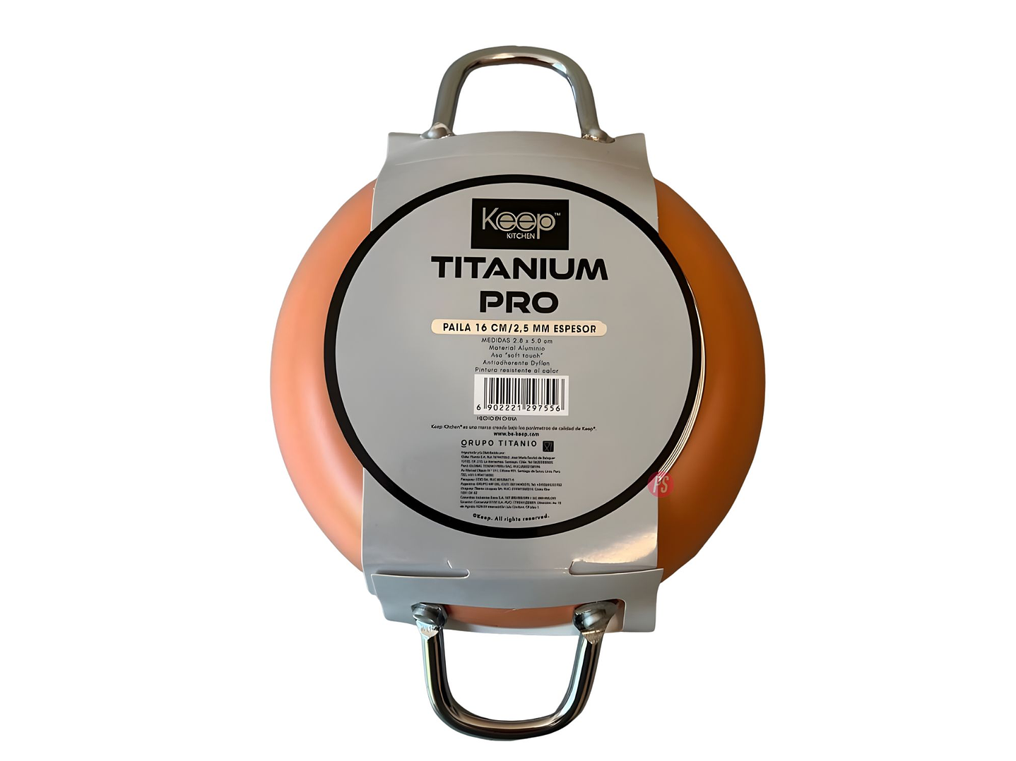 Paila Antiadherente 16cms Titanium Pro Colores - PS 10