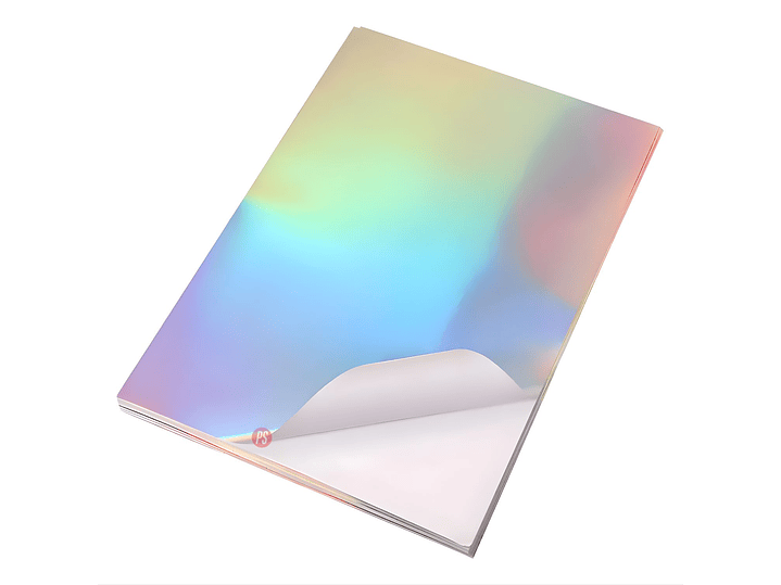 Papel Adhesivo Holografico 20 Hojas Sésamo A4 - PS 2