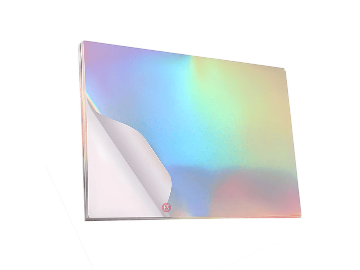 Papel Adhesivo Holografico 20 Hojas Sésamo A4 - PS 3
