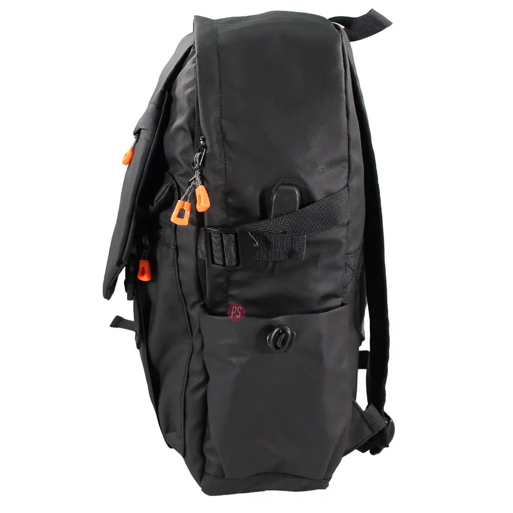 Mochila Negra Outdoor Casual Comoda y Resistente - PS 3