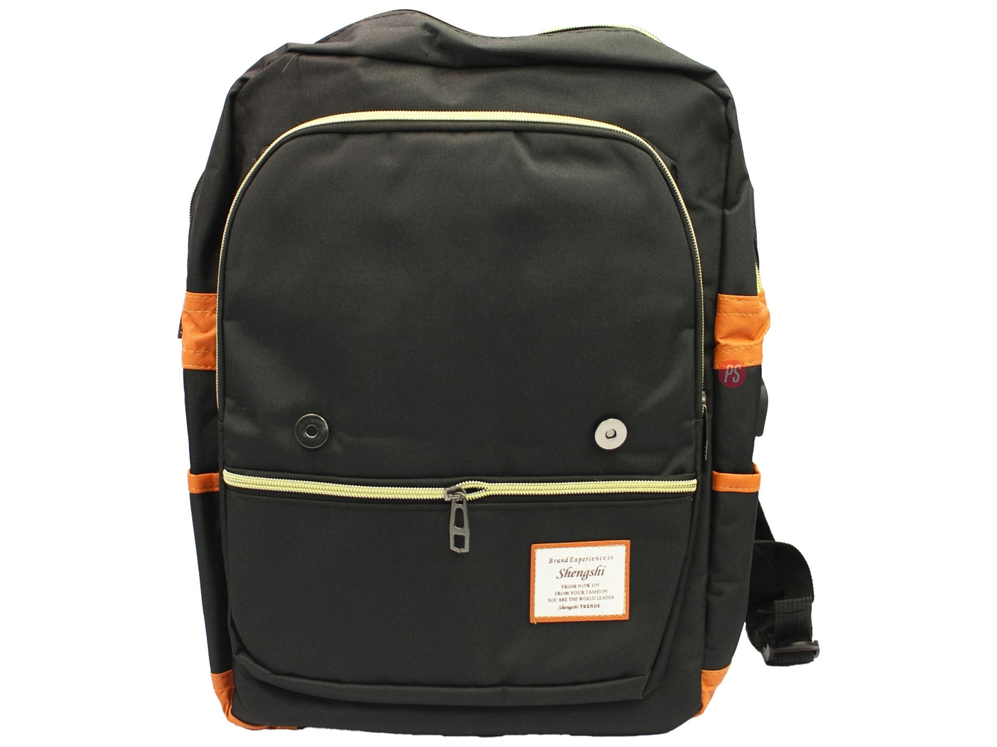 Mochila Negra Bolso Cruzado Viaje Outdoor Comoda - PS 1