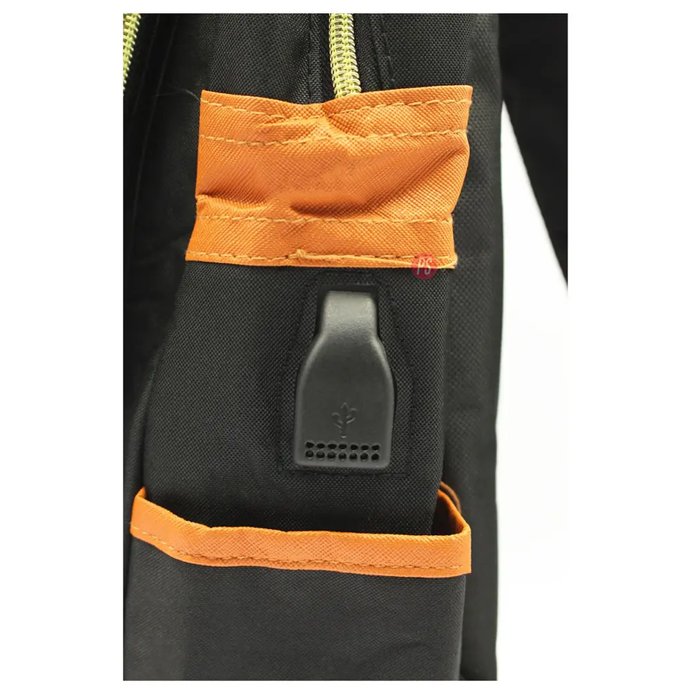 Mochila Negra Bolso Cruzado Viaje Outdoor Comoda - PS 3
