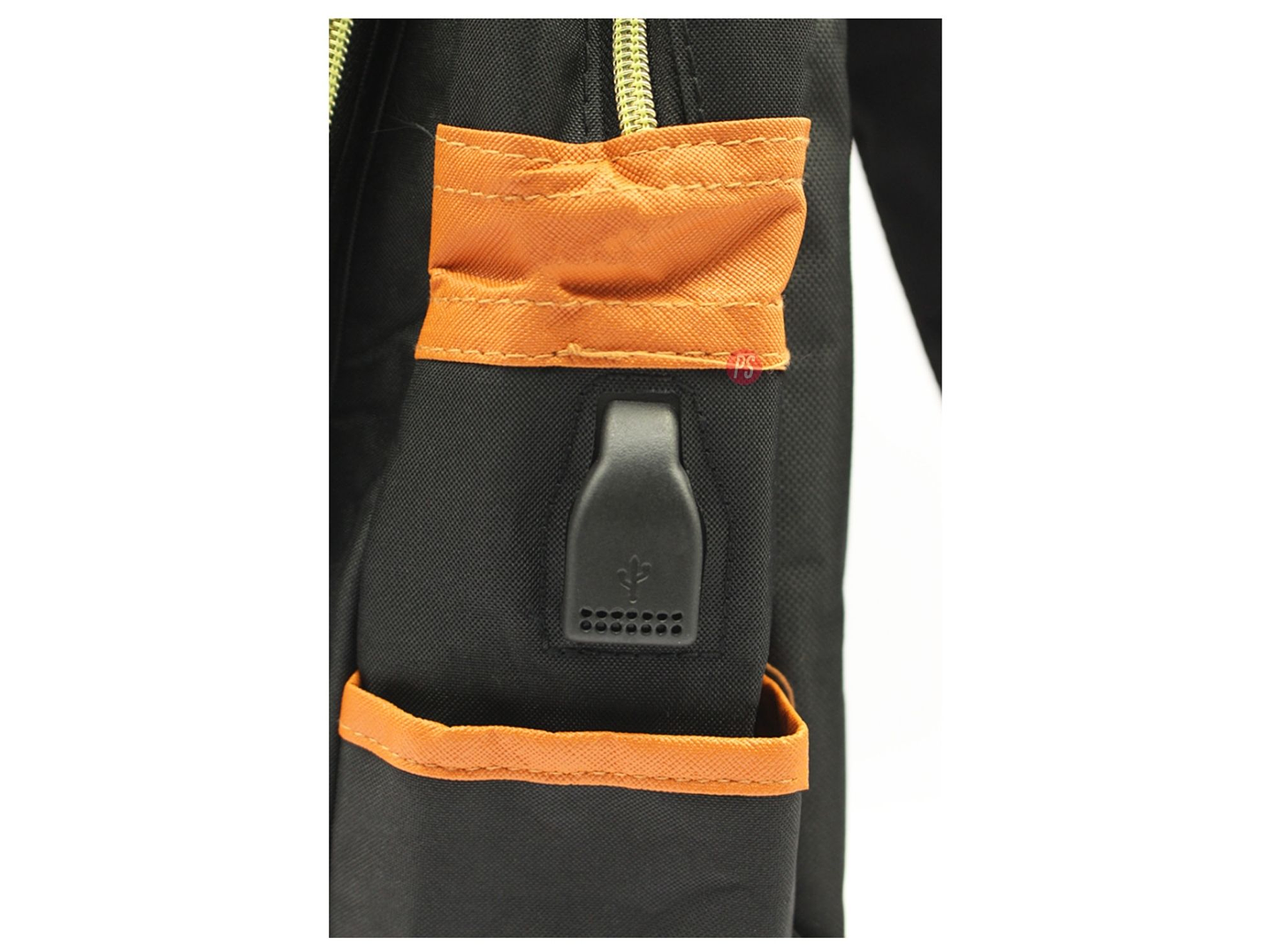 Mochila Negra Bolso Cruzado Viaje Outdoor Comoda - PS 3