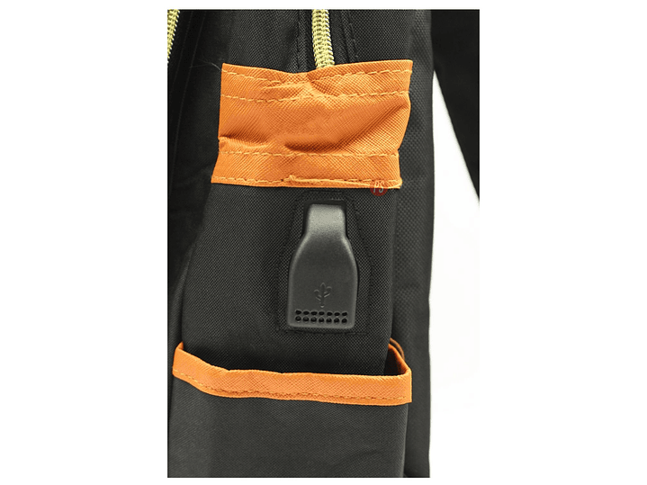 Mochila Negra Bolso Cruzado Viaje Outdoor Comoda - PS 3