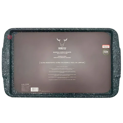 Bandeja Horno Antiadherente Granite Wayu 43 cms - PS