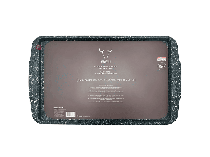 Bandeja Horno Antiadherente Granite Wayu 43 cms - PS 1