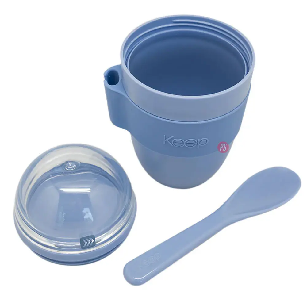 Vaso Snack Keep 450 ml con Cucharita Colores - PS 6