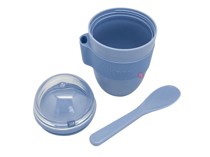 Vaso Snack Keep 450 ml con Cucharita Colores - PS 6