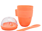 Vaso Snack Keep 450 ml con Cucharita Colores - PS - Miniatura 3