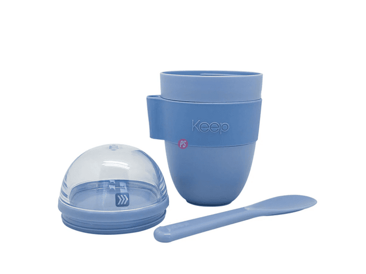 Vaso Snack Keep 450 ml con Cucharita Colores - PS 5
