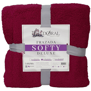 Frazada Softy Lisa 1.5 Plazas Hipertermica Tonos Oscuros - PS
