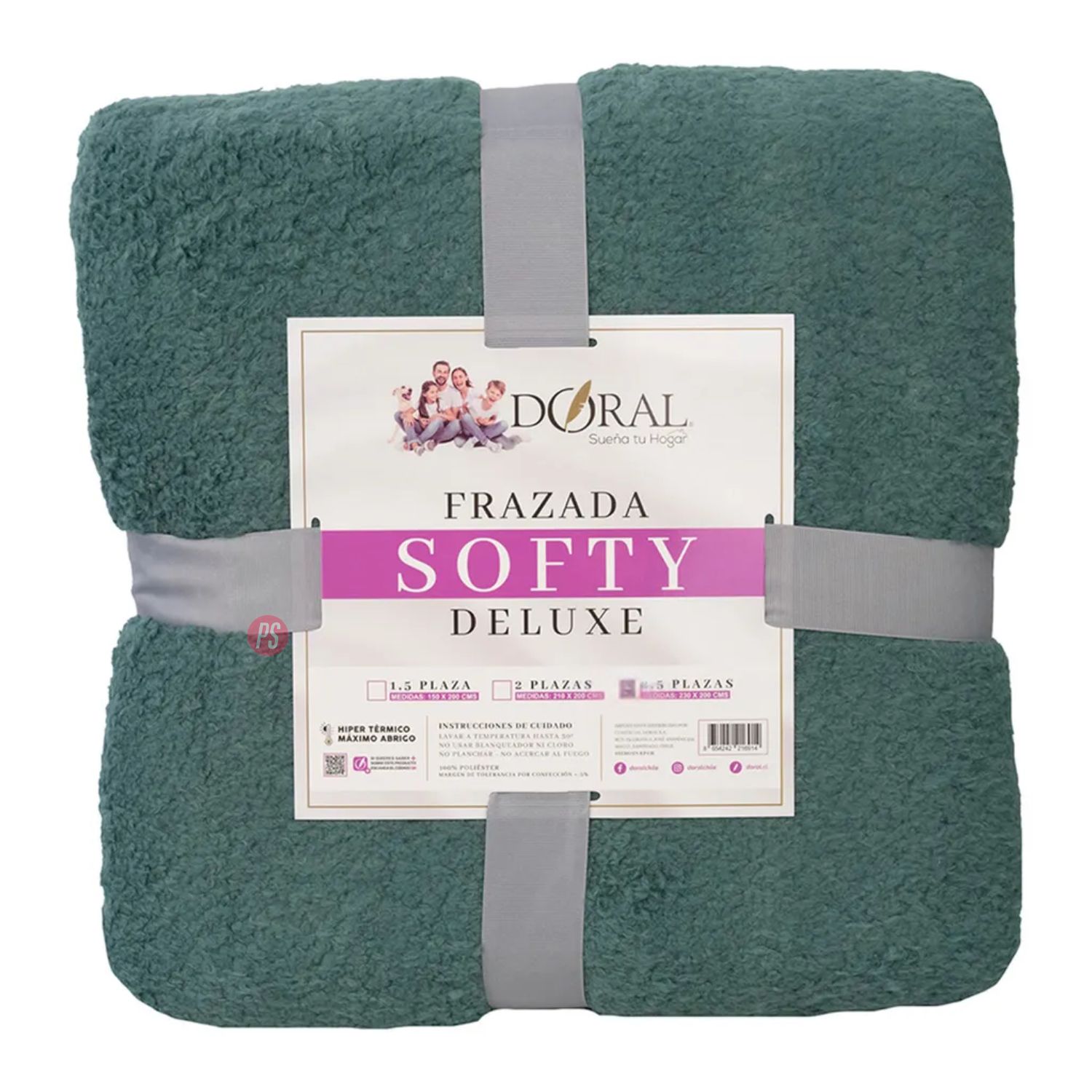 FRAZADA FLANNEL LISA DORAL 2.5 PLAZAS: SUAVIDAD Y CALIDEZ TÉRMICA SUPERIOR